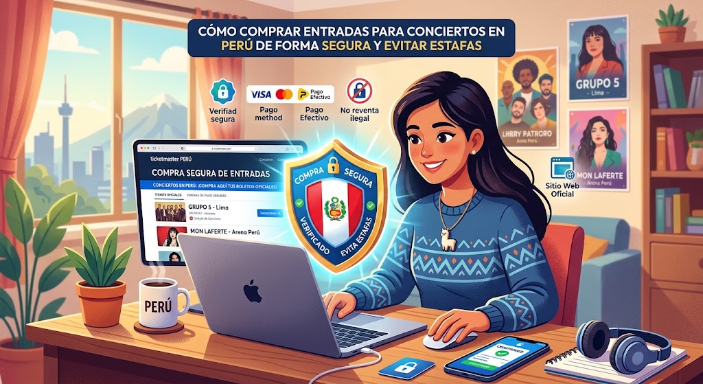 Cómo comprar entradas para conciertos en Perú de forma segura y evitar estafas